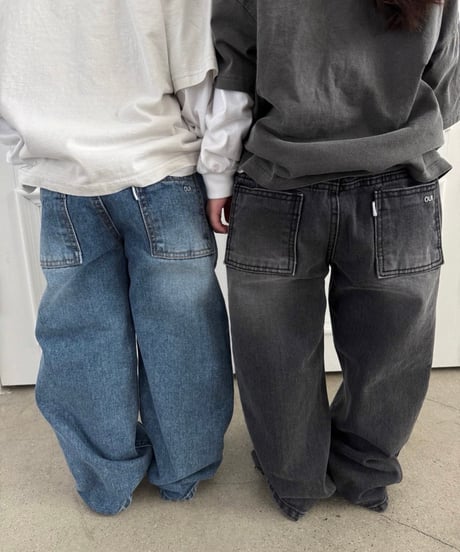 【OUR】OUR basic denim pants【90-160cm】