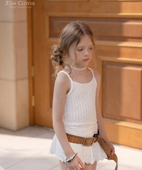 【予約商品】【ZANCLOVER】Simple mini camisole【70-150cm】