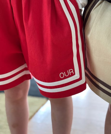 【OUR】route line short pants【90-160cm】