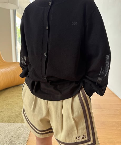 【OUR】route line short pants【90-160cm】