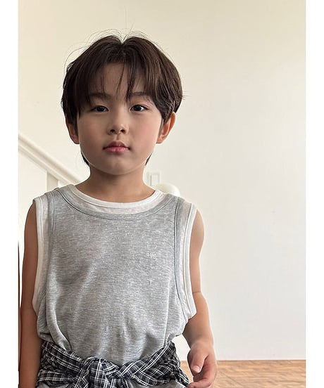 【OUR】layered tank top【90-160cm】