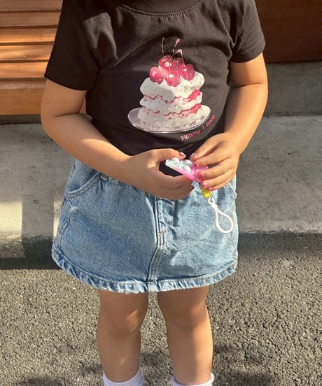 cherry cake short tee【80-150cm】