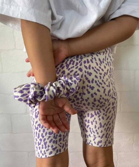 【Melia.original】color leopard biker pants