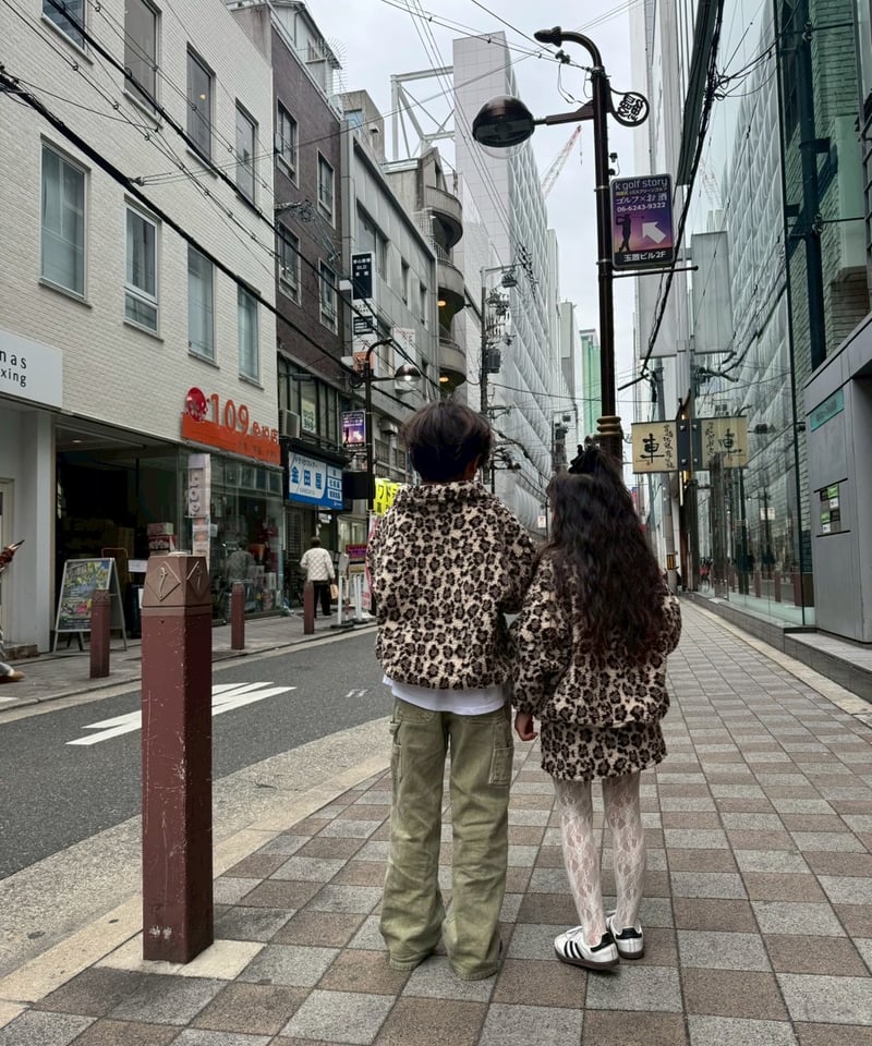 Melia.original】Leopard half zip setup -トップス- |