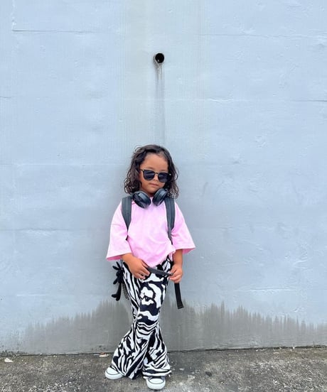 【Melia.original】animal easy flare pants【80-140cm】