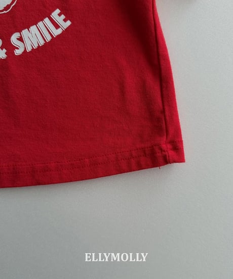 【予約商品】【ELLYMOLLY】vintage short tee 【80-130cm】