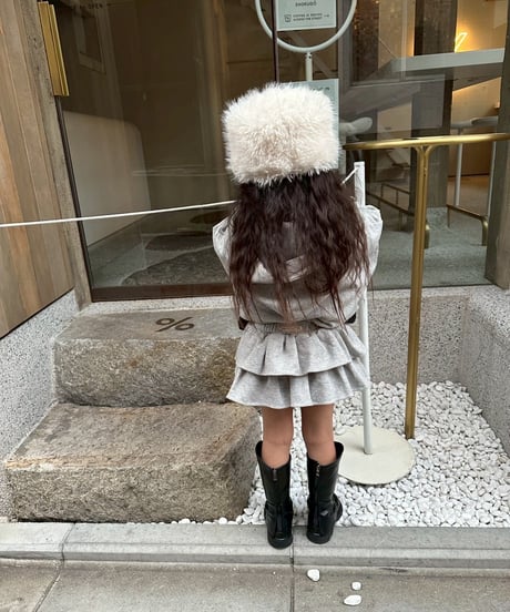 【2025モデル】sweat frill mini skirt【80-130cm】