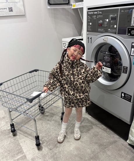 【Melia.original】Leopard half zip setup -トップス-