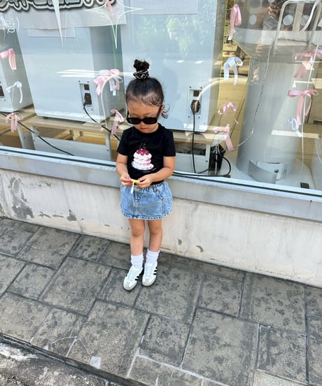 cherry cake short tee【80-150cm】