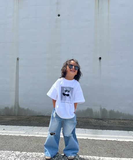 sunglasses cat tee【80-150cm】