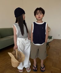 【OUR】layered tank top【90-160cm】
