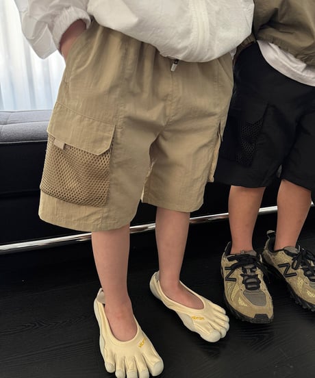 【OUR】mesh cargo short pants【90-160cm】