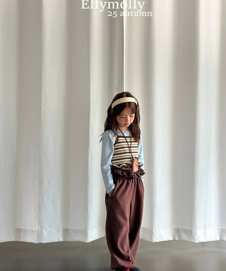border waffle camisole 【80-130cm】