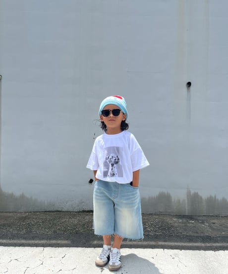 damage denim half pants【80-150cm】