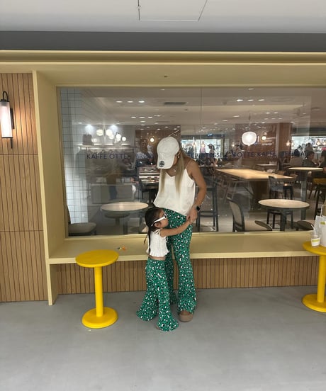 【Melia.original】animal easy flare pants -MOM-
