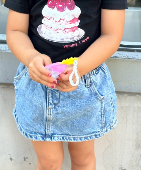 cherry cake short tee【80-150cm】