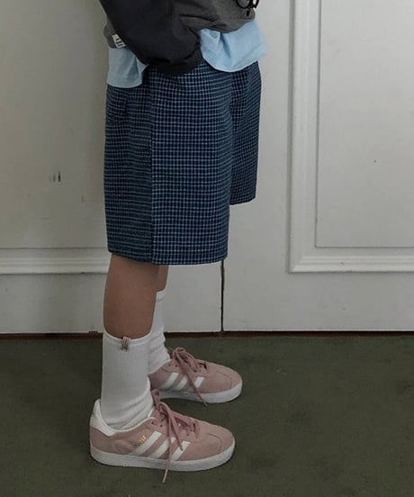 【予約商品】【ELLYMOLLY】check half pants【80-130cm】