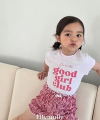 【予約商品】【ELLYMOLLY】good girl club tee【80-130cm】