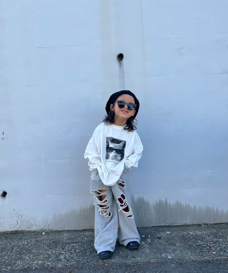 CAT long tee【80-150cm】