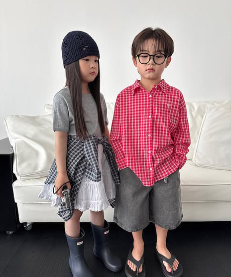 【OUR】Simple 天竺tee【90-160cm】