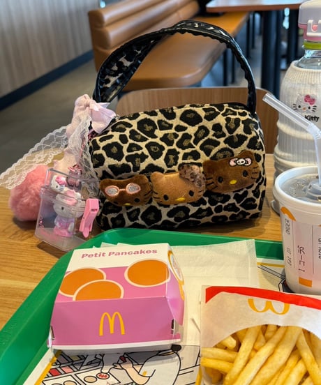 leopard character bag