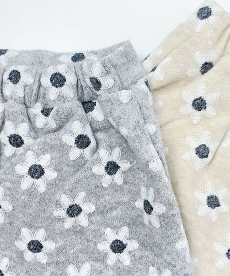【Melia.original】flower mini skirt  -junior-