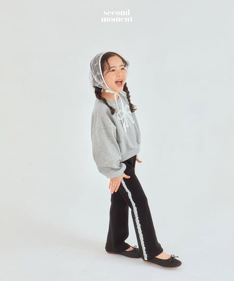 side lace flare pants【90-150㎝】