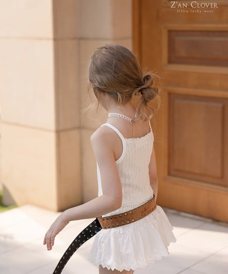 【予約商品】【ZANCLOVER】Simple mini camisole【70-150cm】