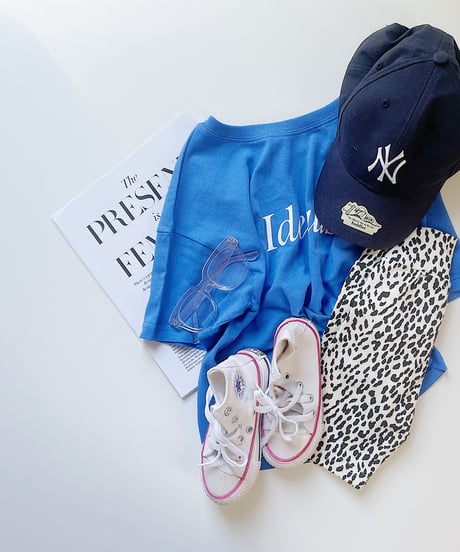 【Melia.original】color leopard biker pants -junior-
