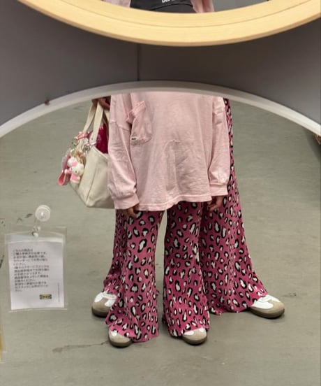 【Melia.original】animal easy flare pants -MOM-