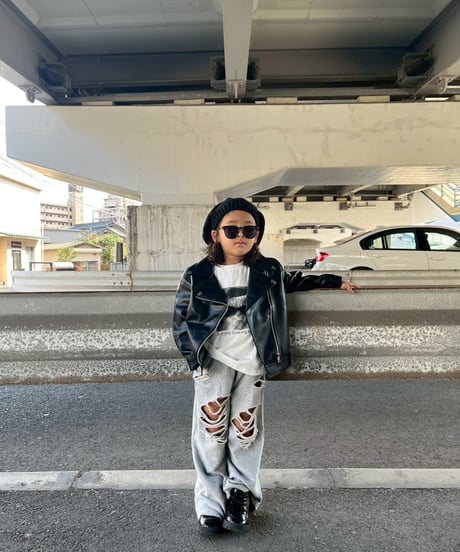 CAT long tee【80-150cm】