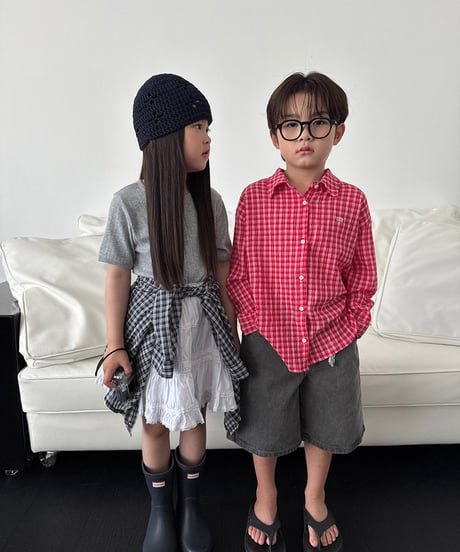 【OUR】Simple 天竺tee【90-160cm】