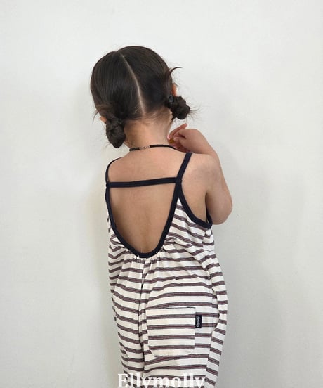 【予約商品】【ELLYMOLLY】jump suit【80-130cm】