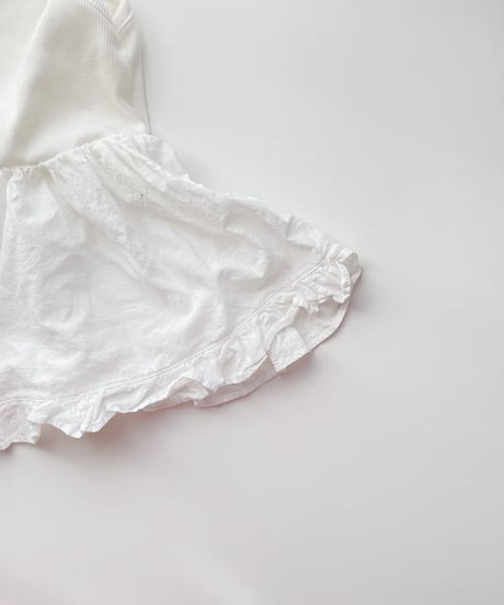 camisole frill one-piece