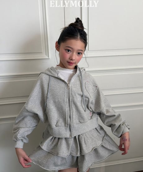 【2026 SS モデル】heart pocket short parka【80cm-130cm】