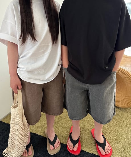 【予約商品】【OUR】Simple color Tee 【90-160cm】
