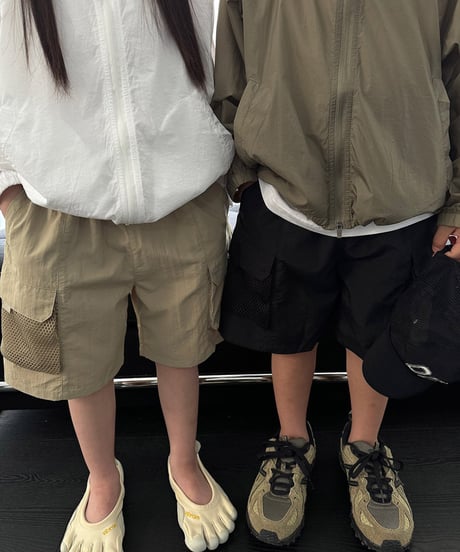 【OUR】mesh cargo short pants【90-160cm】