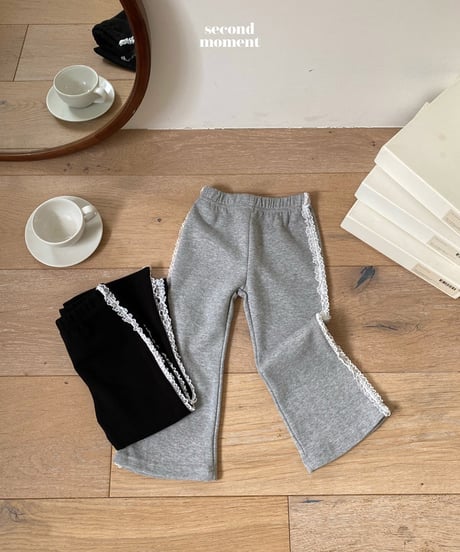 side lace flare pants【90-150㎝】