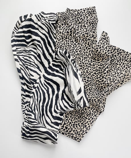 【Melia. Original】animal flare pants -MOM-