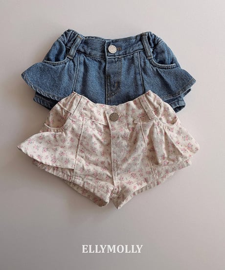 【予約商品】【ELLYMOLLY】frill short pants【80-150cm】