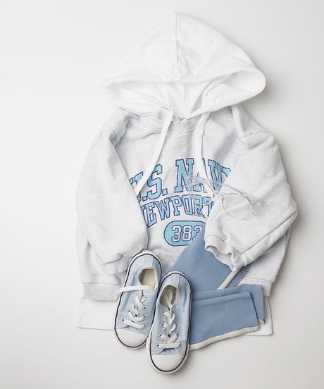 simple layered hoodie tops 【90-150ｃｍ】