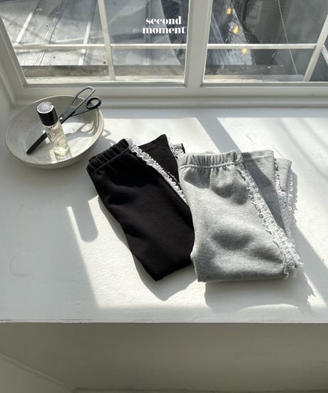 side lace flare pants【90-150㎝】