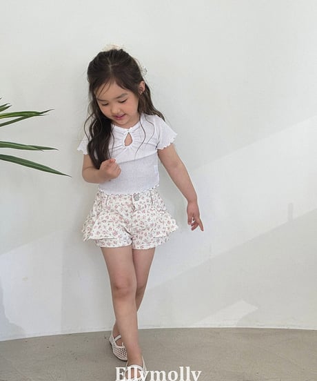 【予約商品】【ELLYMOLLY】frill short pants【80-150cm】
