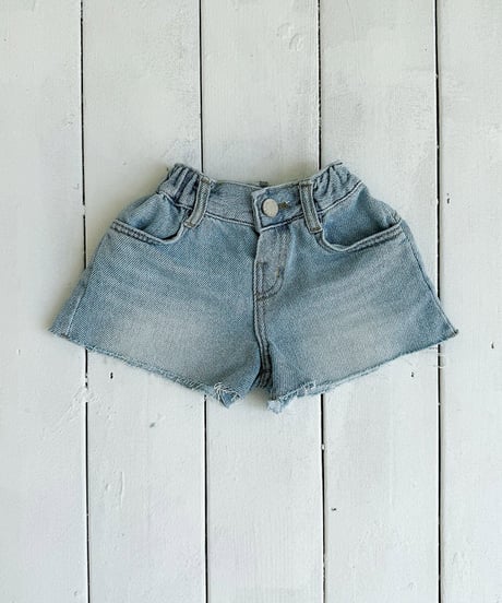 【予約商品】【ELLYMOLLY】Simple cutoff denim short pants【80-130cm】