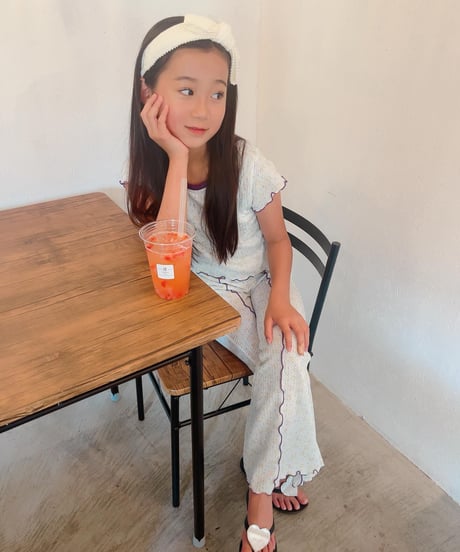 【Melia.original】Flower mellow set up※トップス※