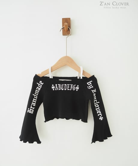 open shoulder long tee【70-150cm】