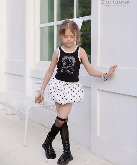 【予約商品】【ZANCLOVR】dot balloon skirt【70-150cm】