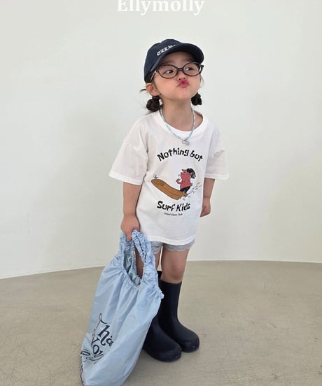 【予約商品】【ELLYMOLLY】surf kids tee【80-150cm】