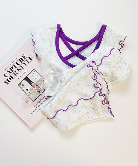 【Melia.original】Flower mellow set up※トップス※