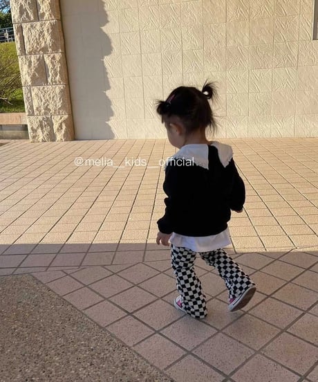 【Melia. original】checker " flare” pants